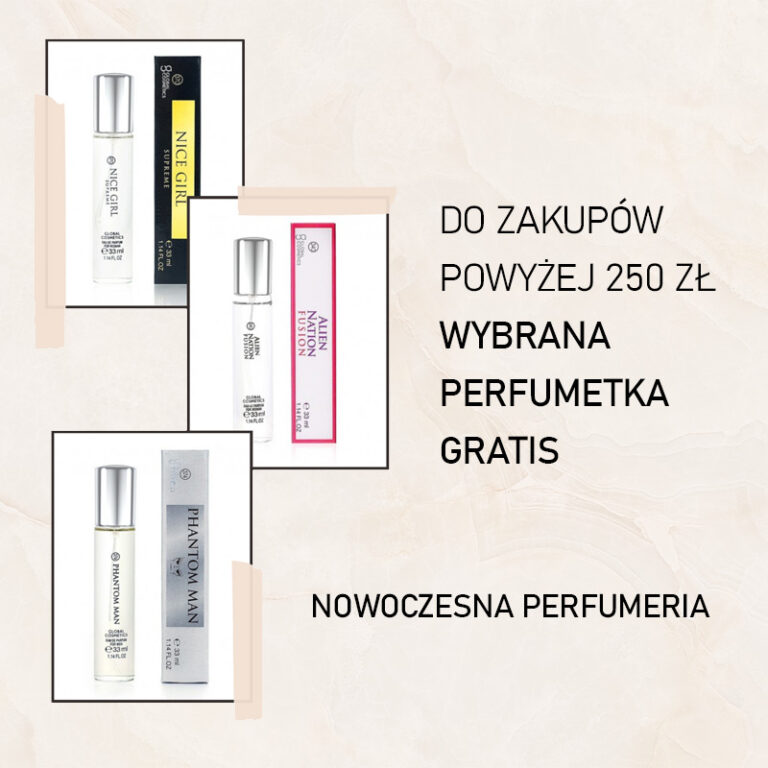 Do zakupów powyżej 250 zł wybrana perfumetka gratis