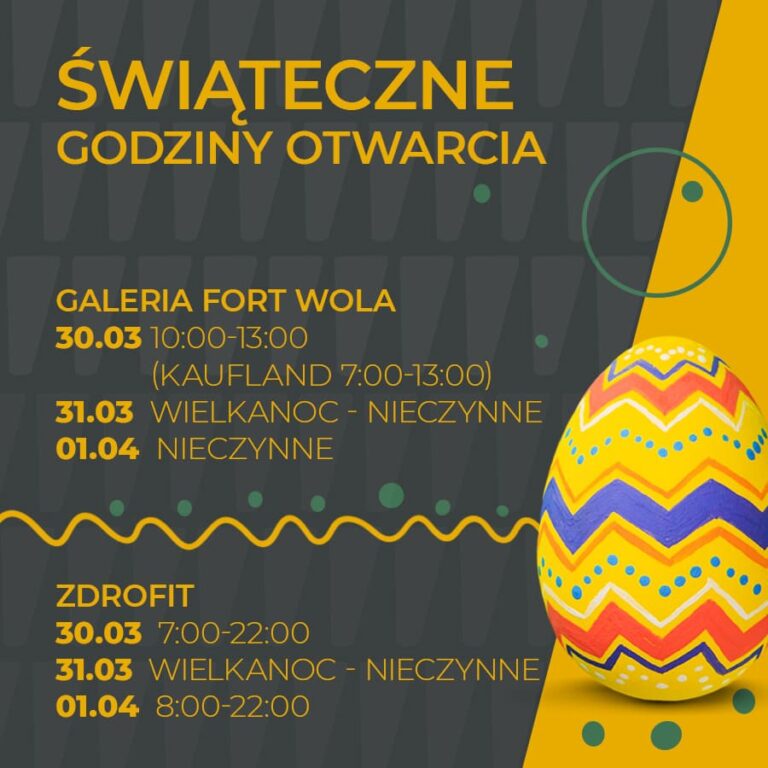 ŚWIĄTECZNE GODZINY OTWARCIA