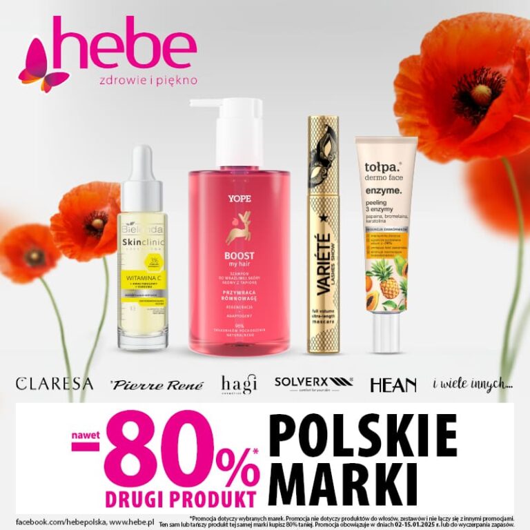 POLSKIE MARKI nawet -80% na drugi produkt