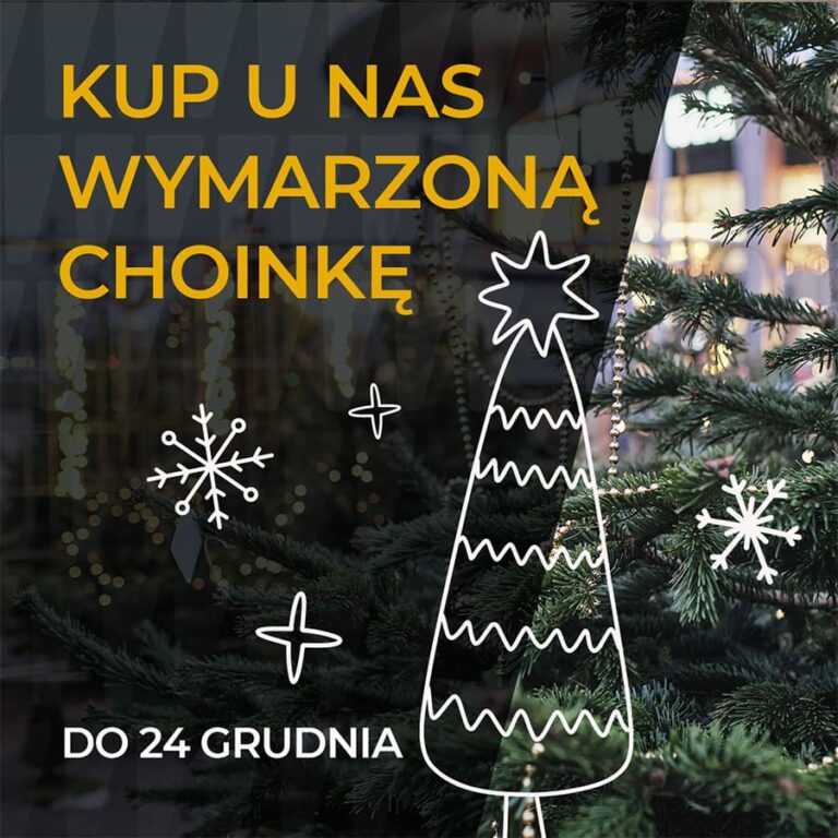 KUP U NAS WYMARZONĄ CHOINKĘ