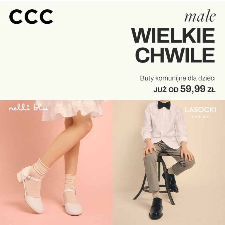 Obuwie komunijne dla dzieci w CCC – zobacz naszą ofertę!