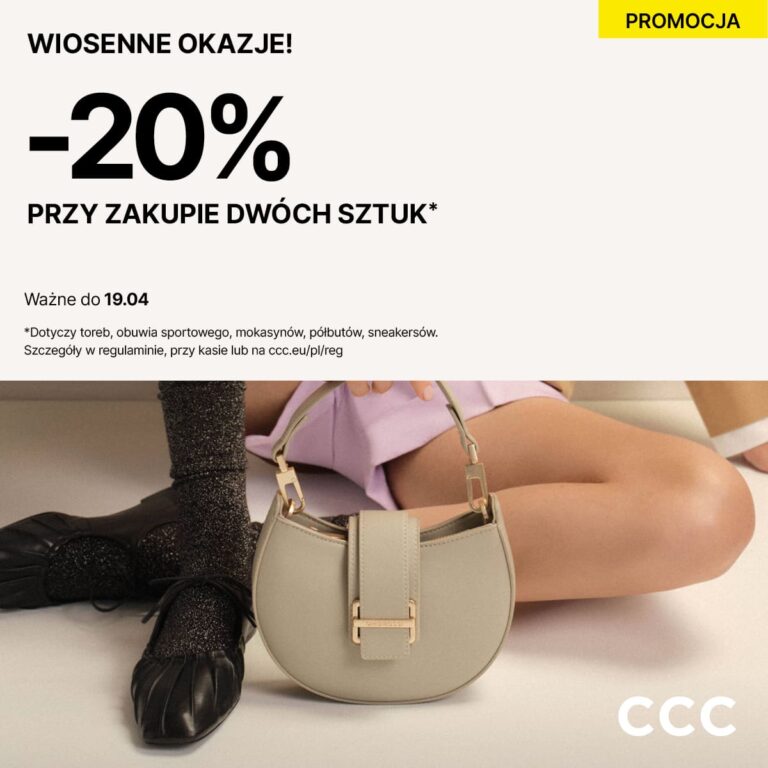Wiosenne zakupy z rabatem!