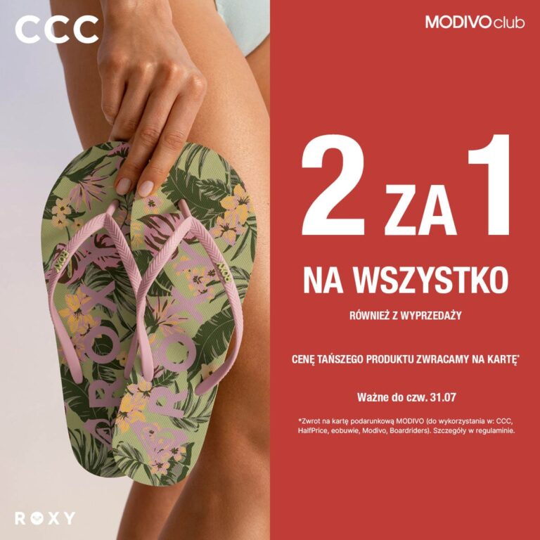 Wielka wyprzedaż 2 za 1 w CCC!