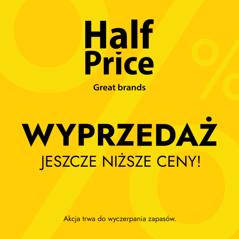 WYPRZEDAŻ W HALFPRICE!